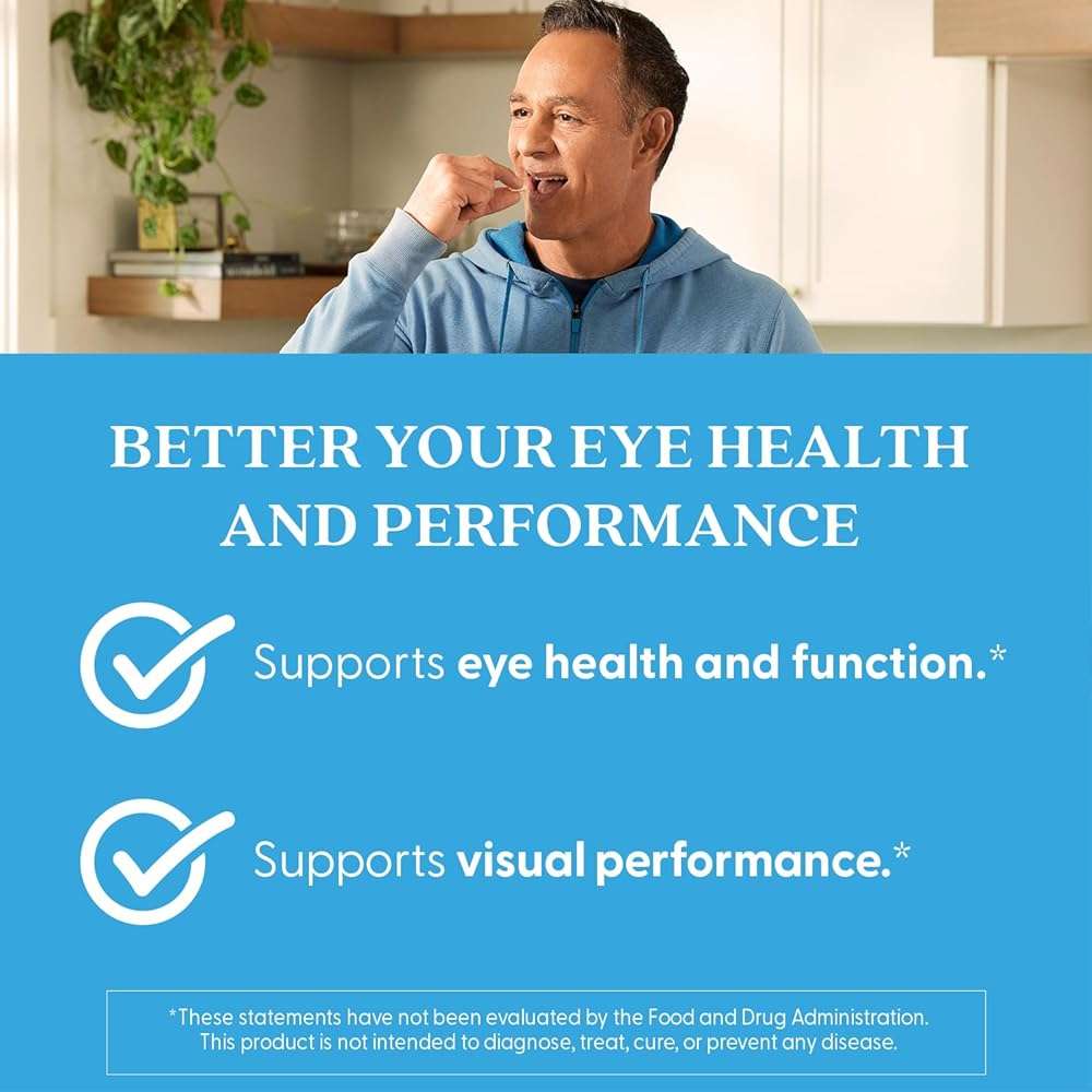 Doctor's Best Lutein Supplement 20mg with Trans Zeaxanthin - Lutein for Eyes, Eye Health Vitamins for Men & Women, Vision and Macular Health Support Capsules, OptiLut Marigold Flower - 120 Veg Caps - Image 5