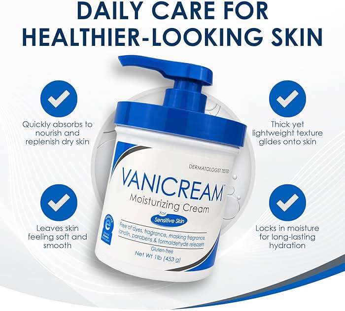 Vanicream Moisturizing Skin Cream with Pump Dispenser - 16 fl oz (1 lb) - Moisturizer Formulated Without Common Irritants for Those with Sensitive Skin - Image 7