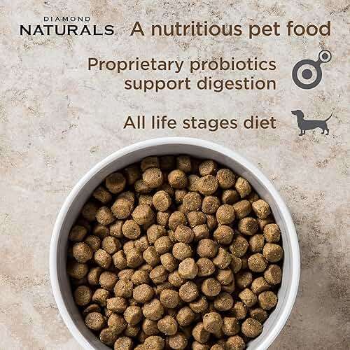 Diamond Naturals All Life Stages Chicken and Rice Formula Dry Dog Food Protein from Real Chicken, and Probiotics 40 Pound (Pack of 1) - Image 3