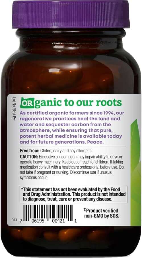 Oregon's Wild Harvest Organic Skullcap Vegan Capsules | Traditional Herbal Supplement, 90 Count - Image 3