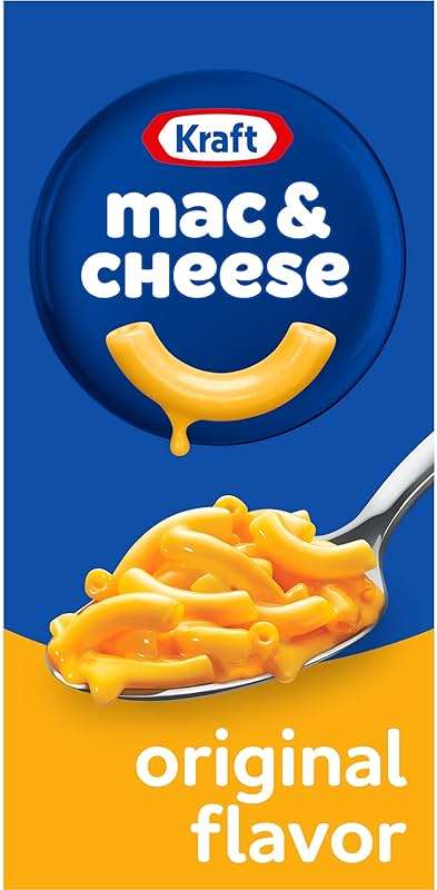 Kraft Mac and Cheese, 1 Box, for Easy Dinner or Dinner Sides, Original Flavor, No Artificial Flavors, Preservatives or Dyes, 7.25 oz - Image 1