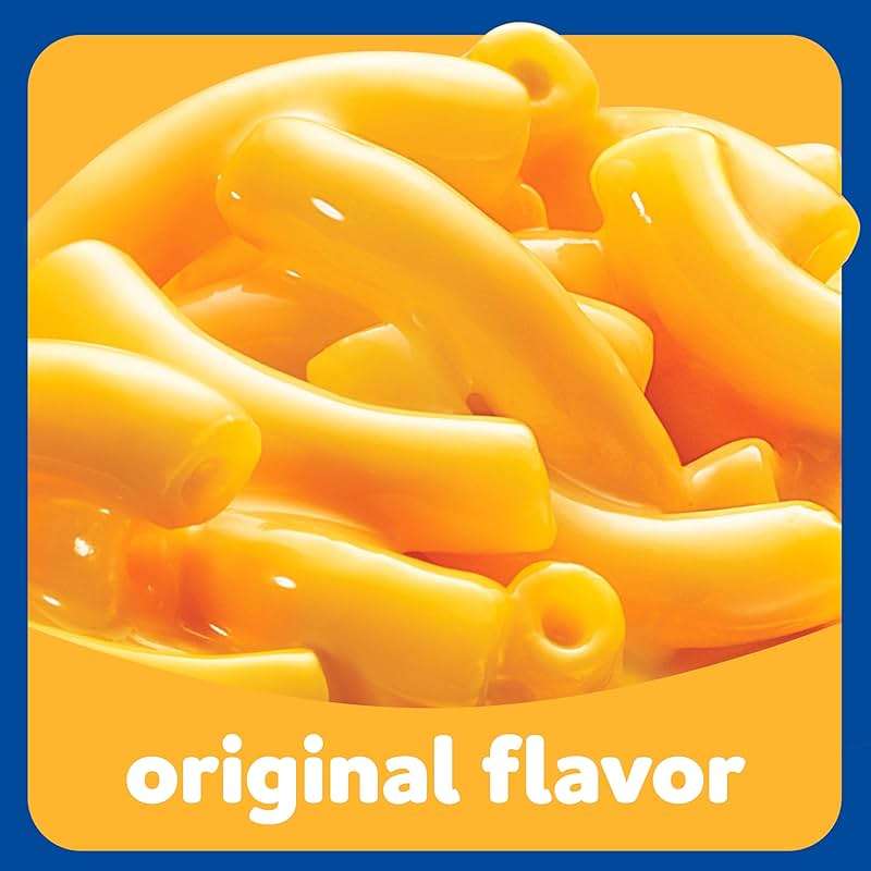 Kraft Mac and Cheese, 1 Box, for Easy Dinner or Dinner Sides, Original Flavor, No Artificial Flavors, Preservatives or Dyes, 7.25 oz - Image 5