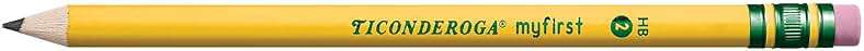 Ticonderoga My First Wood-Cased Pencils, Pre-Sharpened, 2 HB, Yellow, 12 Count - Image 4