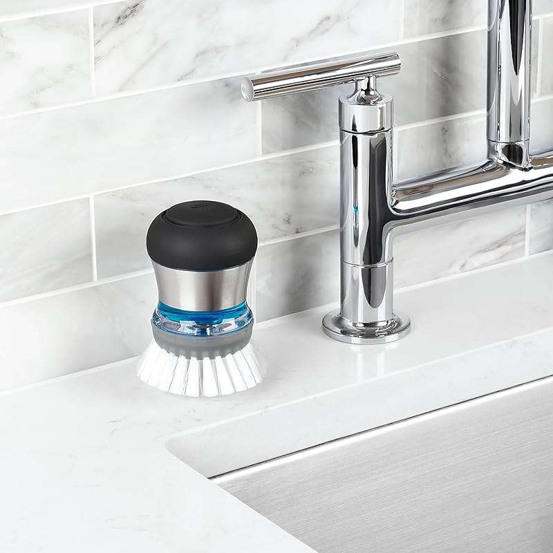 OXO Steel Soap Dispensing Palm Brush Refills, 2-Pack - Image 5