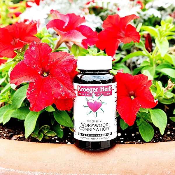 Kroeger Herb Products, Wormwood Herb, Black Walnut, Clove, Quassia, Worm Wood Detox Cleanse - Vegetarian Capsules, Non-GMO, Gluten Free, No Preservatives or Fillers - 100 Capsules, Made in USA - Image 7