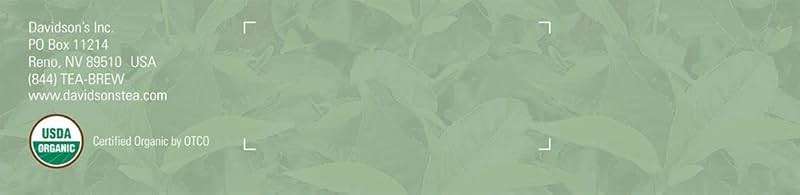 Davidson's Organics, Decaffeinated English Breakfast, 100-count Unwrapped Tea Bags - Image 4