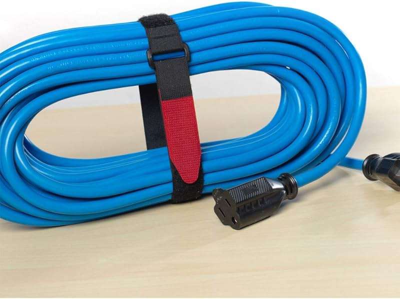 VELCRO Brand 90107 - All Purpose Straps - 18" x 1" All Purpose Strap, 2 Ct. - Black - Image 3