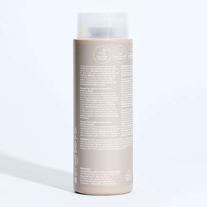 Paul Mitchell Shampoo Two, Clarifying Shampoo, Deep Cleanses + Removes Buildup, For All Hair Types, Especially Oily Hair - Image 7