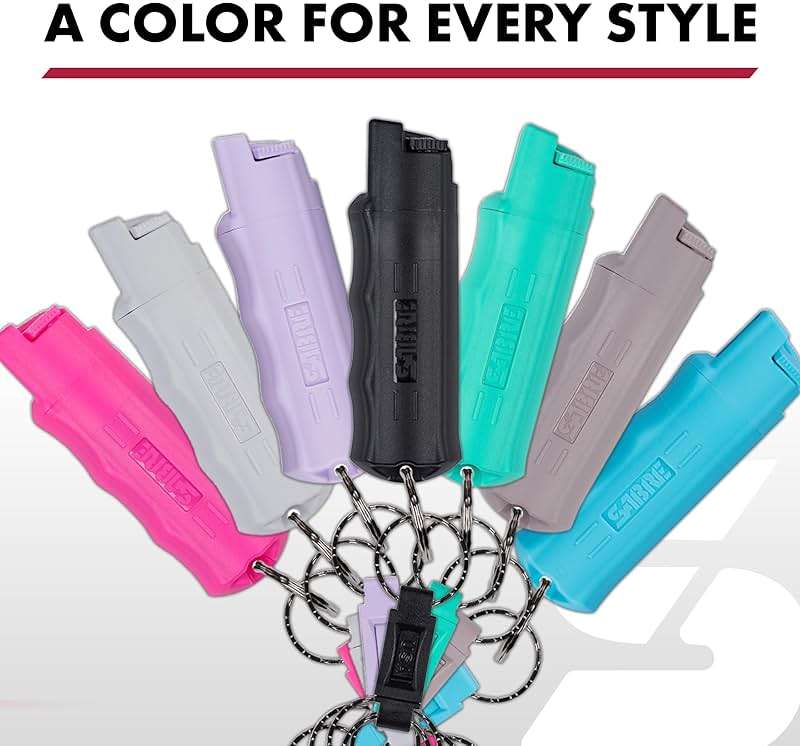 SABRE Pepper Spray with Quick Release Keychain for Self Defense – Maximum Strength OC Spray with UV Marking Dye, Twist Lock Safety, Finger Grip, 10‑Second Spray, 14‑ft Range, Made in USA, 0.54 fl oz - Image 7