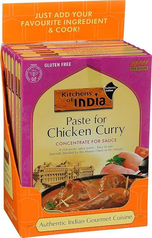 Kitchens Of India Paste for Chicken Curry, 3.5-Ounce Boxes (Pack of 6) - Image 3