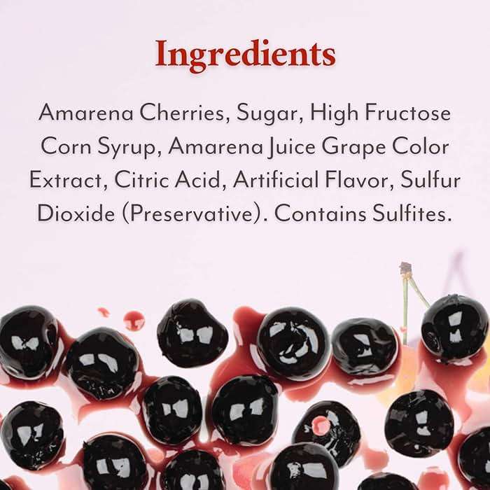 Roland Foods Whole Pitted Amarena Cherries in Syrup, Specialty Imported Food, 6.83 Pound Can, Pack of 1 - Image 3