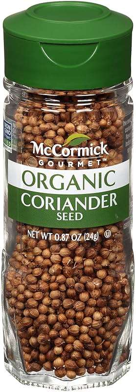 McCormick Gourmet Organic Coriander Seed, 0.87 Oz - Image 1