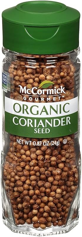 McCormick Gourmet Organic Coriander Seed, 0.87 Oz - Product Image