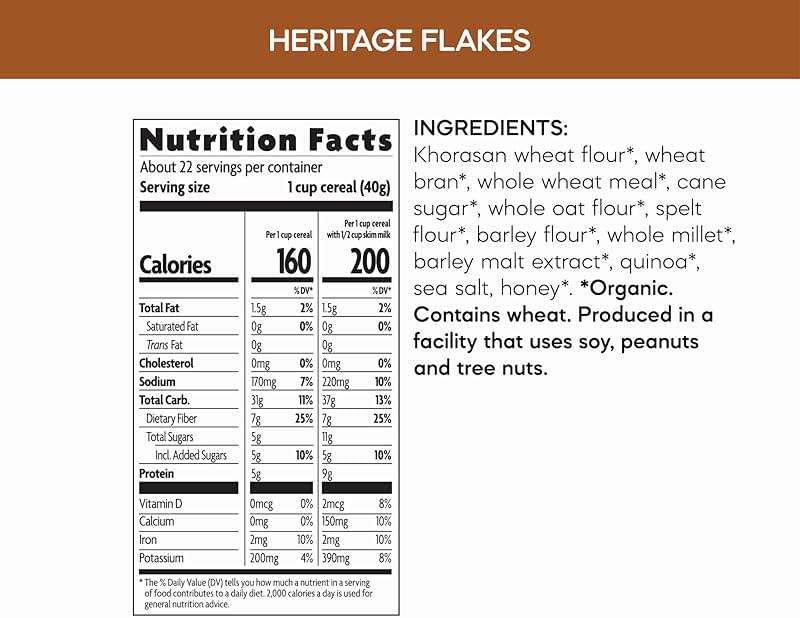 Nature's Path, Heritage Heirloom Whole Grains Cereal, 13.25 oz - Image 2