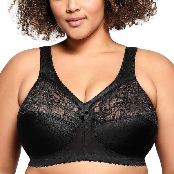Glamorise Full Figure Plus Size MagicLift Original Support Bra Wirefree #1000 - Image 1