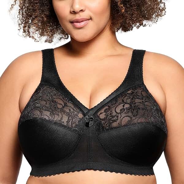 Glamorise Full Figure Plus Size MagicLift Original Support Bra Wirefree #1000 - Product Image