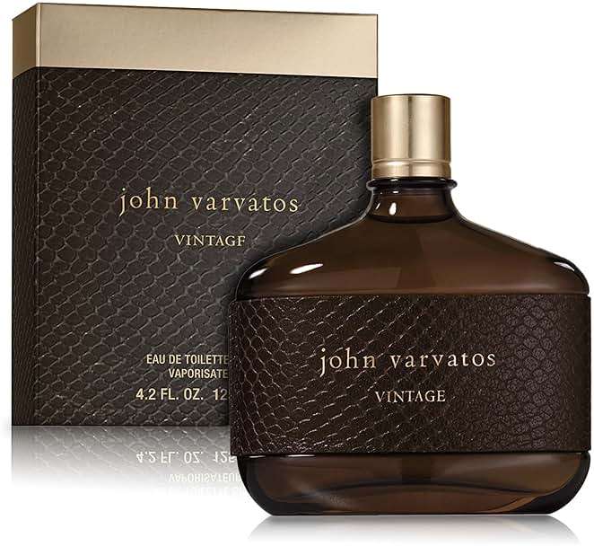 John Varvatos Men's Cologne, Vintage Eau de Toilette EDT Spray, Aromatic Chypre Scent with Notes of Quince Paste, Patchouli & Tobacco Leaf - Image 1