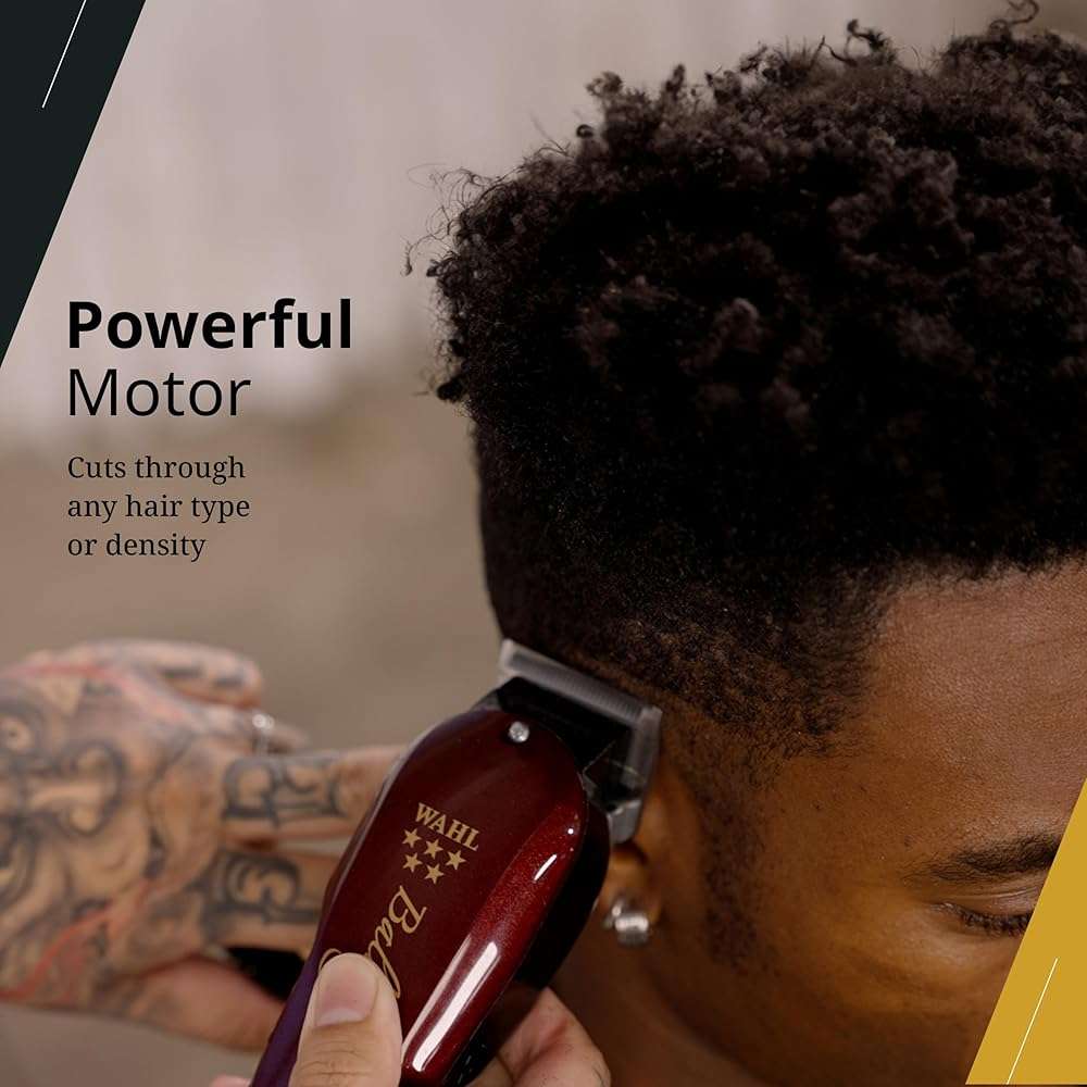 Wahl Professional 5 Star Balding Clipper, Corded V5000 Electromagnetic Motor, for Ultra-Close Trimming - Image 3