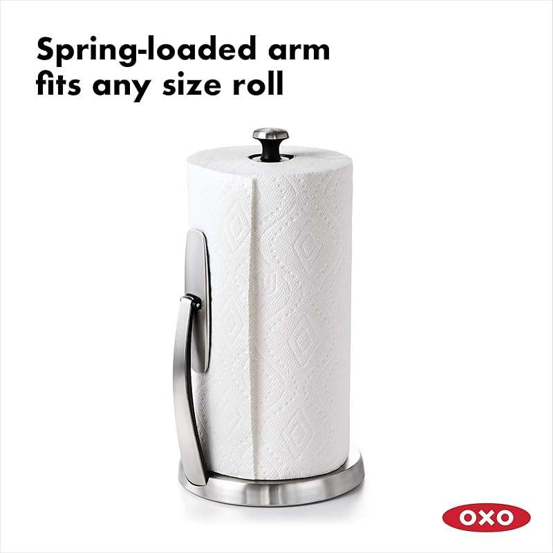 OXO Good Grips SimplyTear Paper Towel Holder Countertop - Image 4