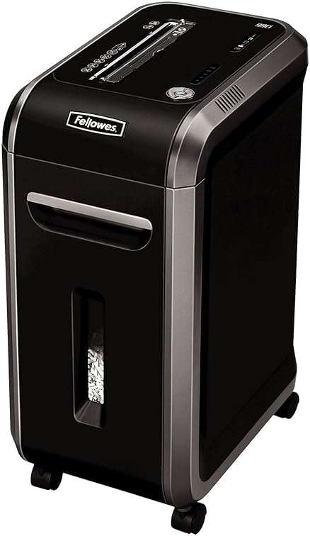 Fellowes Powershred 99Ci 18-Sheet 100% Jam-Proof Heavy Duty Crosscut Paper Shredder Machine for Office and Home, Black/Gray 3229912 - Image 1