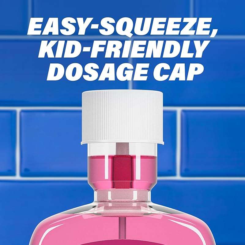 ACT Kids Anti-Cavity Fluoride Rinse, Bubble Gum Blowout, 16.9 oz - Image 7