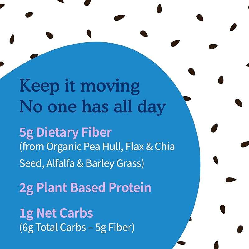 Garden of Life Organic Unflavored Fiber Powder Detox Blend with Chia, Alfalfa & Barley for Herbal Cleanse, Gut Health Support - Detoxifiber - Non-GMO, Gluten-Free, Psyllium Free, Vegan, 30 servings - Image 2