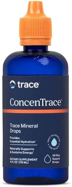 Trace Minerals ConcenTrace Trace Mineral Drops | Supports Energy, Digestion, Bone Health & Hydration, 70+ Ionic w/Magnesium, Chloride & Potassium | Keto, Vegan & Non-GMO | 48 Servings - Image 1