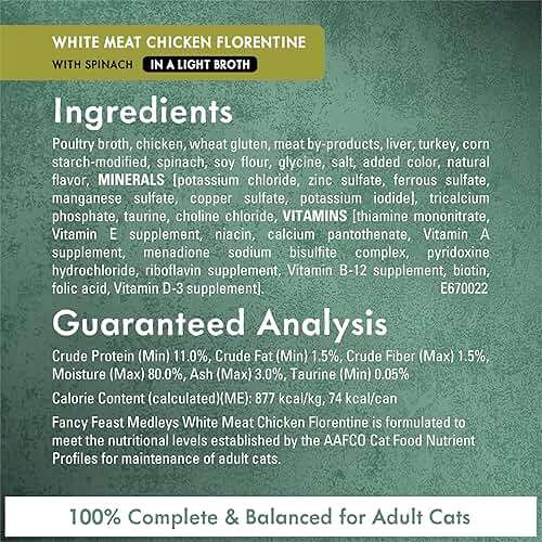 Purina Fancy Feast Wet Cat Food Medleys Florentine Wet Cat Food Variety Pack - (2 Packs of 12) 3 oz. Cans - Image 7