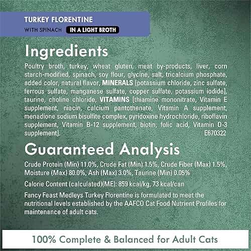 Purina Fancy Feast Wet Cat Food Medleys Florentine Wet Cat Food Variety Pack - (2 Packs of 12) 3 oz. Cans - Image 8