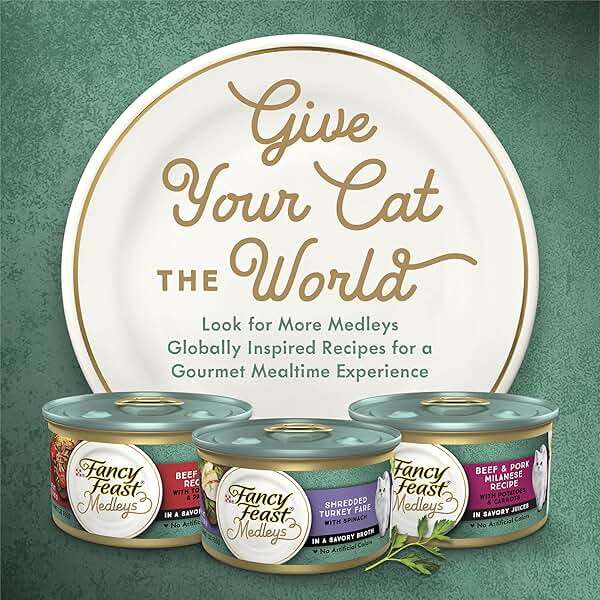 Purina Fancy Feast Wet Cat Food Medleys Florentine Wet Cat Food Variety Pack - (2 Packs of 12) 3 oz. Cans - Image 9