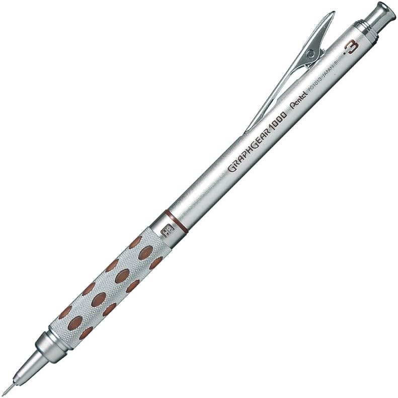 Pentel Graphgear 1000 Mechanical Drafting Pencil 0.3mm Brown (PG1013) - Product Image