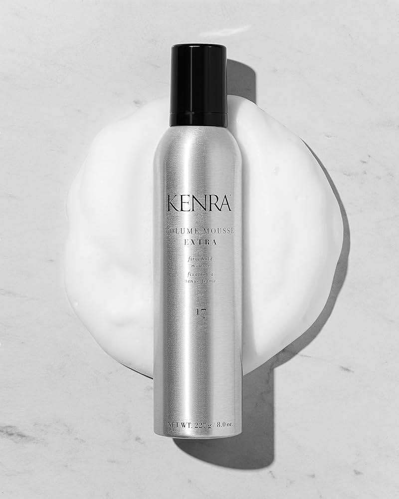 Kenra Volume Mousse Extra 17 | Firm Hold Mousse | Non-drying, Non-flaking Lightweight Formula | Tames Frizz & Conditions |Thermal Protection up to 450F| All Hair Types | 8 oz - Image 5