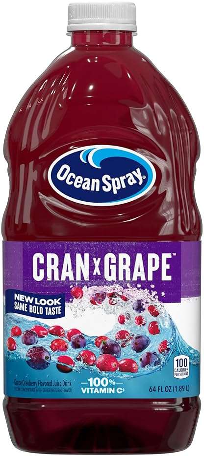 Ocean Spray Cranberry Grape Juice Drink, 64 Fl Oz Bottle - Image 1