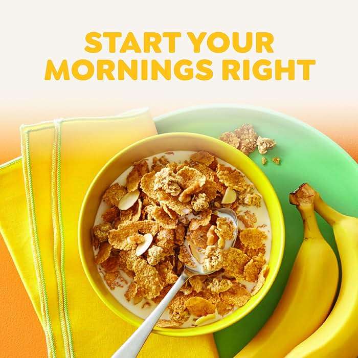 Great Grains Banana Nut Crunch Breakfast Cereal, 15.5 oz Box | Made with Whole Grain, Non-GMO, Heart Healthy - Image 4