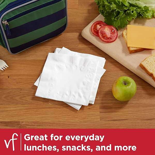 Vanity Fair Everyday Paper Napkins, 100 Count, Disposable Napkins Made Soft And Smooth For Everyday Meals - Image 2