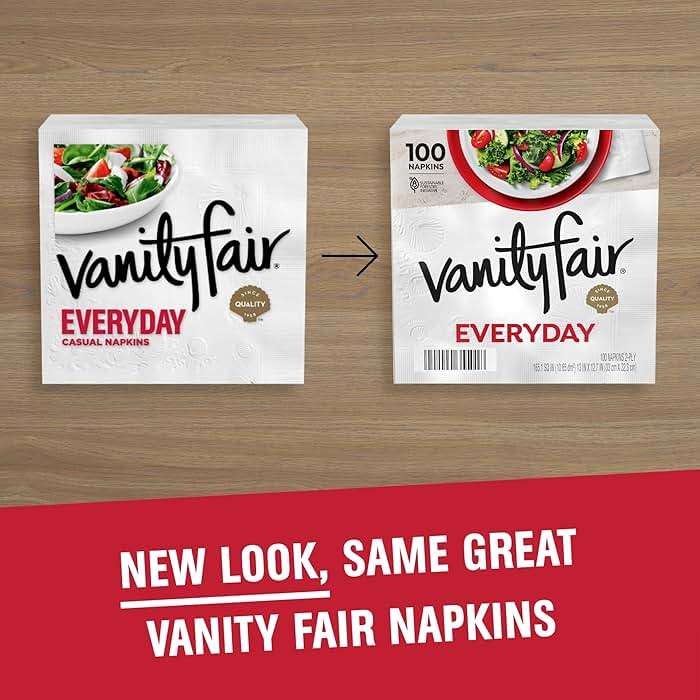 Vanity Fair Everyday Paper Napkins, 100 Count, Disposable Napkins Made Soft And Smooth For Everyday Meals - Image 3