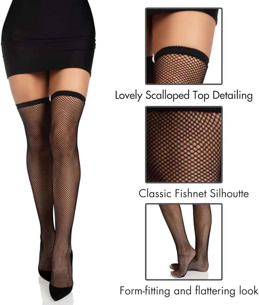 Leg Avenue womens Stockings for Women Sexy Thigh Highs - Image 5
