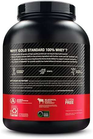 Optimum Nutrition Gold Standard 100% Whey Protein Powder, Banana Cream, 5 Pound (Packaging May Vary) - Image 8