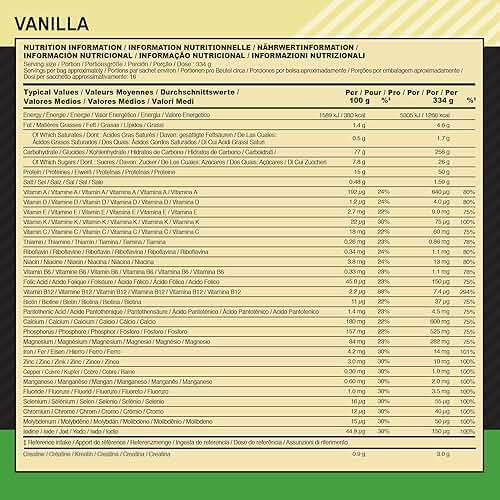 Optimum Nutrition Serious Mass, Weight Gainer Protein Powder, Mass Gainer, Vitamin C and Zinc for Immune Support, Creatine, Vanilla, 6 Pound (Packaging May Vary) - Image 16