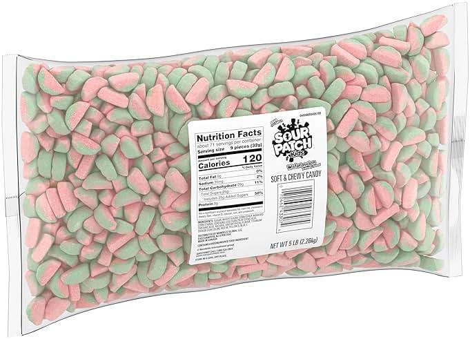 SOUR PATCH KIDS Watermelon Soft & Chewy Candy, 80 oz Bag - Image 11