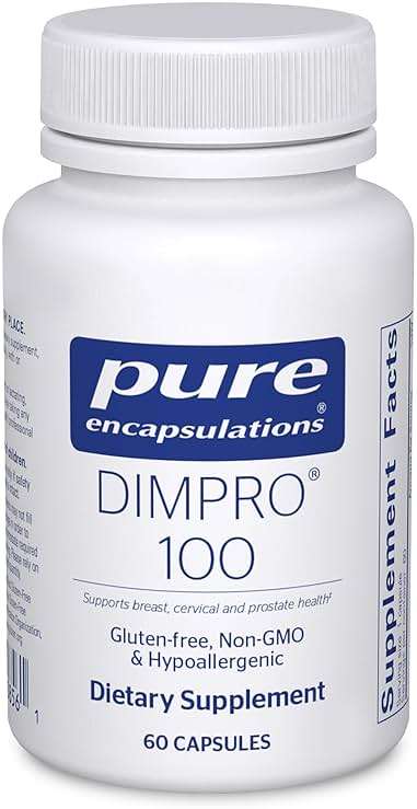 Pure Encapsulations DIMPRO 100 - Diindolylmethane Supplement - for Breast, Cervical & Prostate Health* - Gluten Free & Vegan - 60 Capsules - Image 1