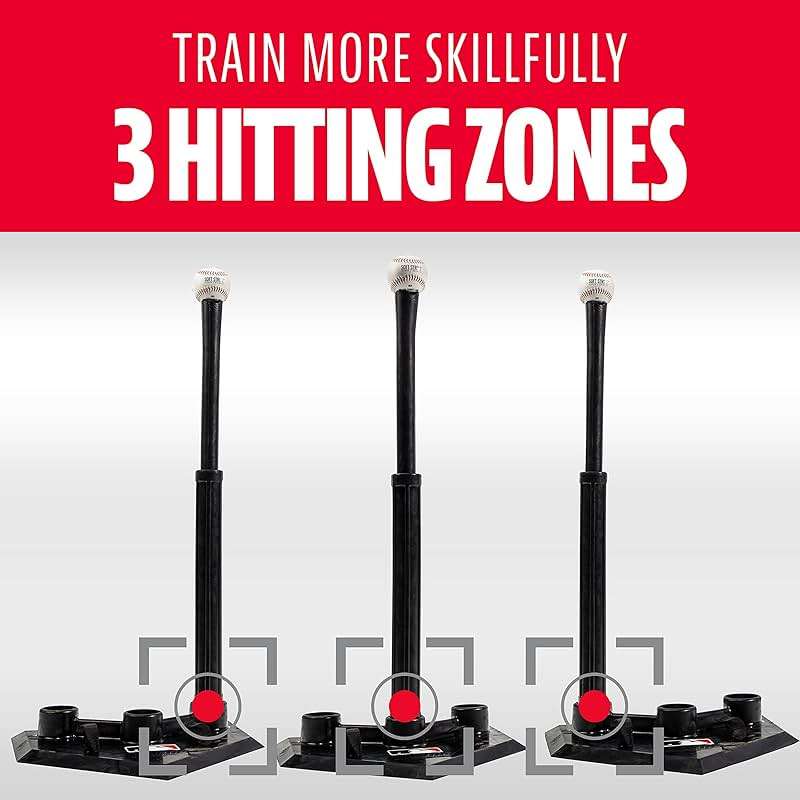 MLB 3 Position Black Batting Tee To-Go - Image 4