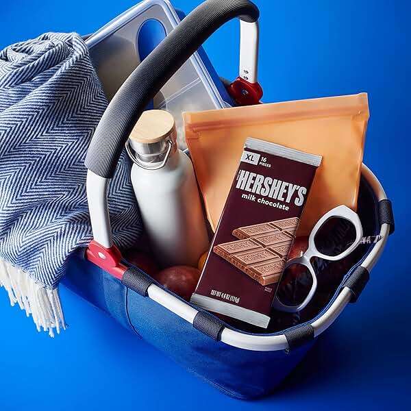HERSHEY'S Milk Chocolate XL, Candy Bars, 4.4 oz (12 Count, 16 Pieces) - Image 5