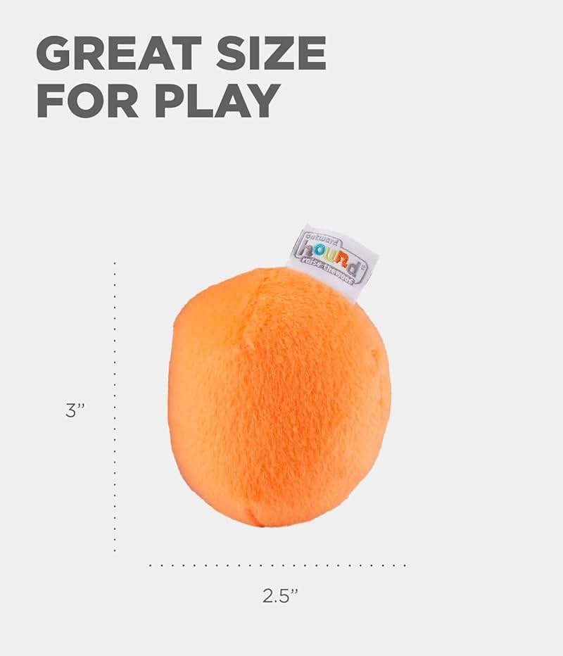 Outward Hound Squeakin' Eggs Plush Replacement Dog Toys - 3 Pack - Image 6