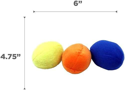 Outward Hound Squeakin' Eggs Plush Replacement Dog Toys - 3 Pack - Image 8