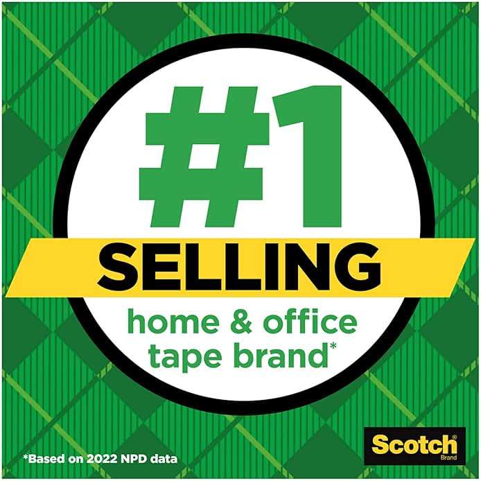 Scotch Magic Tape, Invisible, Home Office Supplies and Back to School Supplies for College and Classrooms, 4 Rolls with 4 Dispensers - Image 4