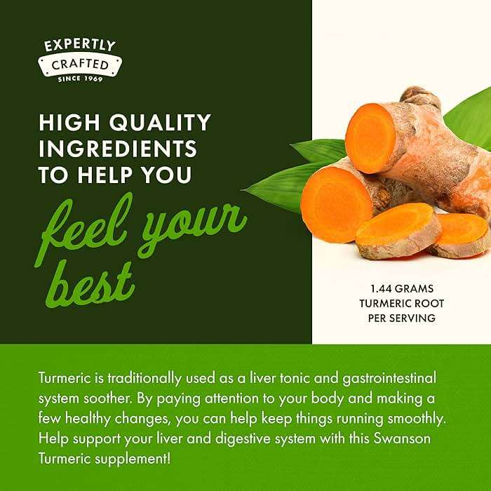 Swanson Full Spectrum Turmeric Curcumin Joint, Liver, and Digestive Support Supplement for Active Adults - Non-GMO, Gluten-Free (240 Vegan Capsules) - Image 5
