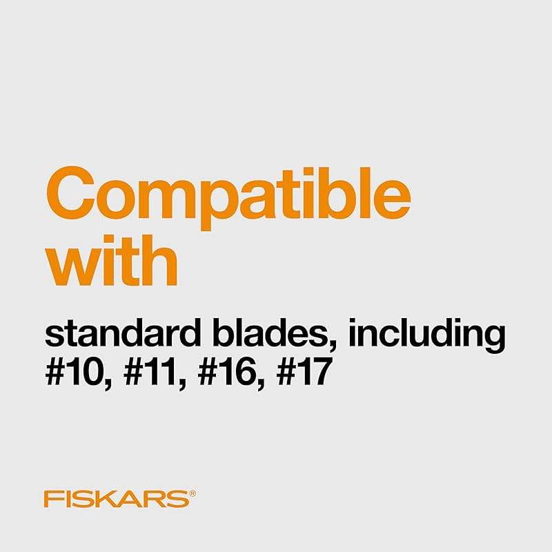 Fiskars SoftGrip Detail Craft Knife - 8" Exacto Knife for Crafting - Multi-Use Exacto Blade Included with Protective Cover - Image 7