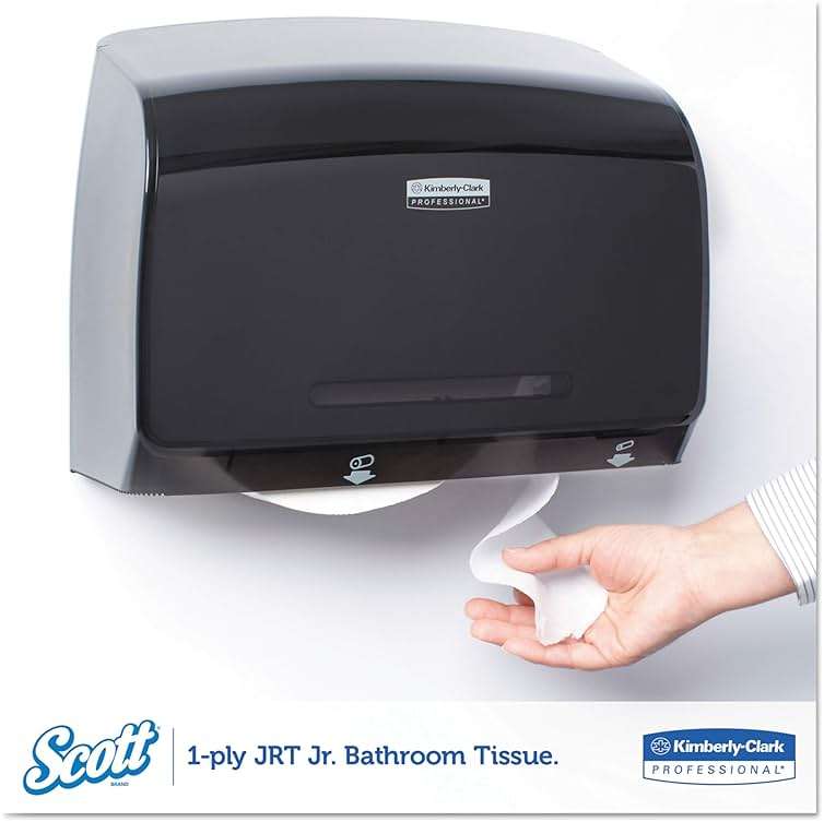 Scott Professional Essential High-Capacity Jumbo Roll Toilet Paper, Bulk (07223), Septic Safe, White (12 Rolls at 2,000' Each, 24,000'/Case) - Image 3