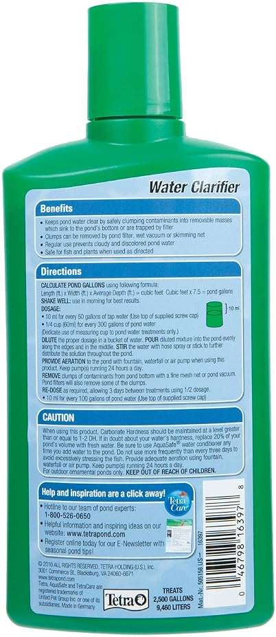 Tetra Pond Water Clarifier, 16.9 Ounces, Treats 2, 500 Gallons - Image 2